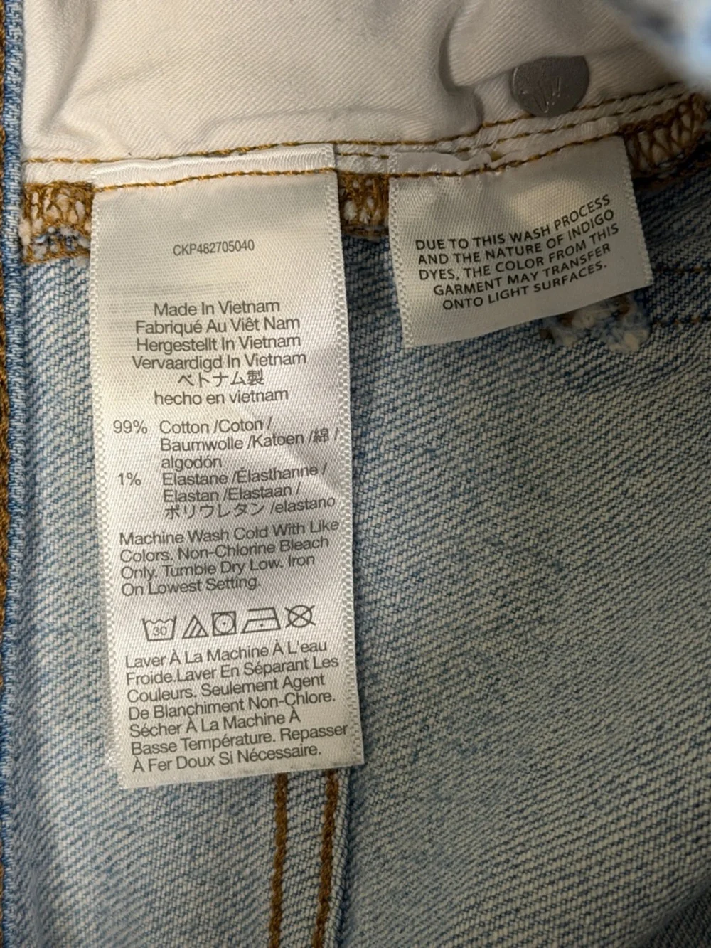 Madewell The Perfect Vintage Blue Jean Size 24 #2129